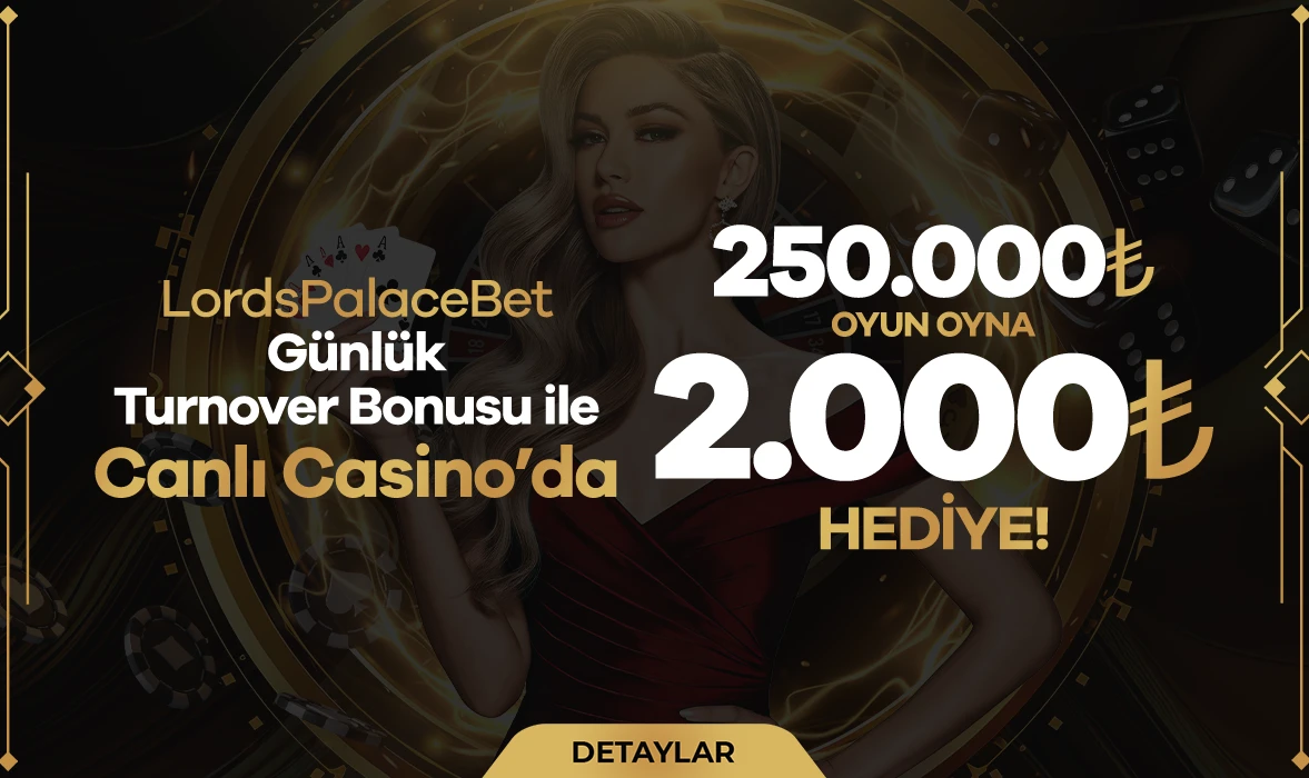 Günlük Canlı Casino Turnover Bonusu