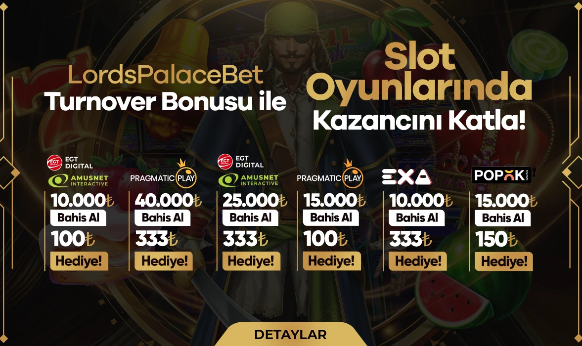 Günlük Slot Turnover Bonusu - 1